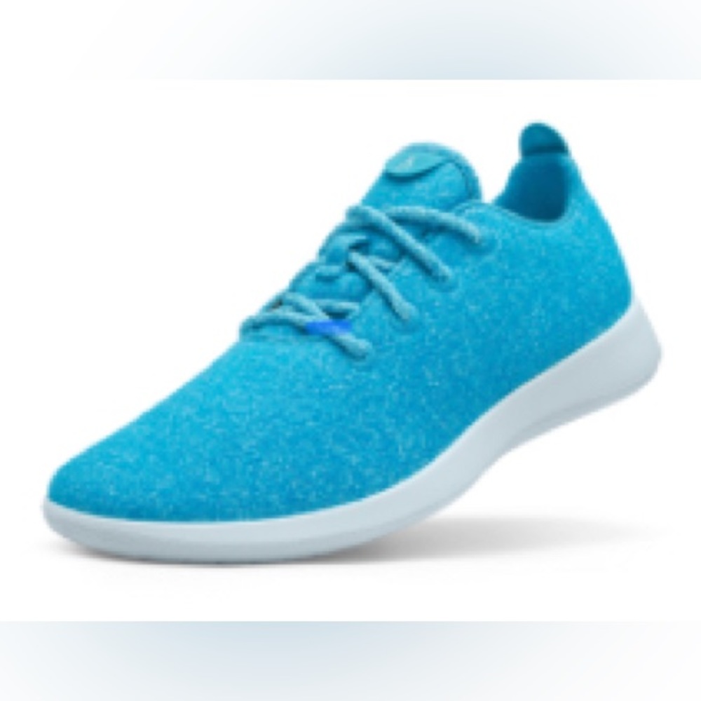 Allbirds Women’s Wool Runner (color is Thrive Teal - Clarity Blue) original box
